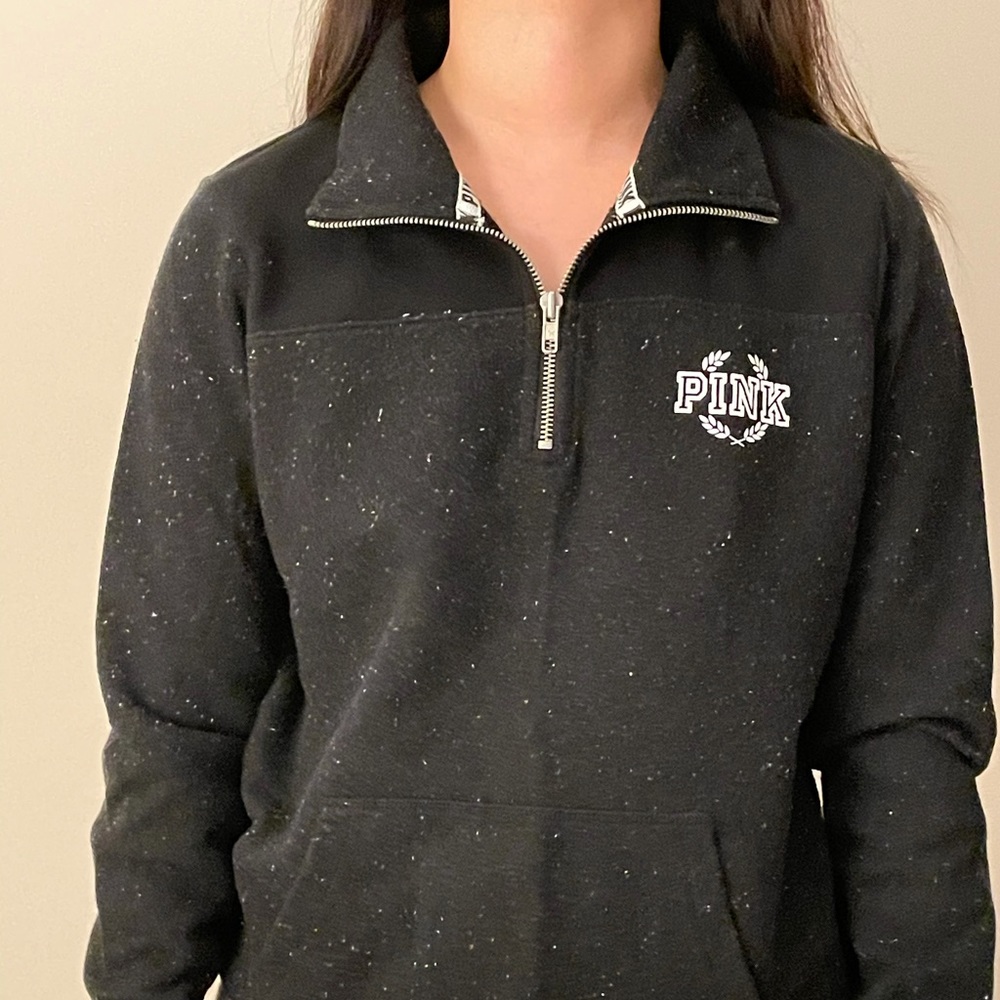 VS PINK Quarter Zip Sweatshirt